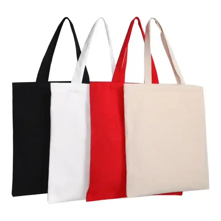 2023 Fashion Recyclable Customised Shopping Cotton Bag Tote Bag Custom Printed Canvas Tote Bag