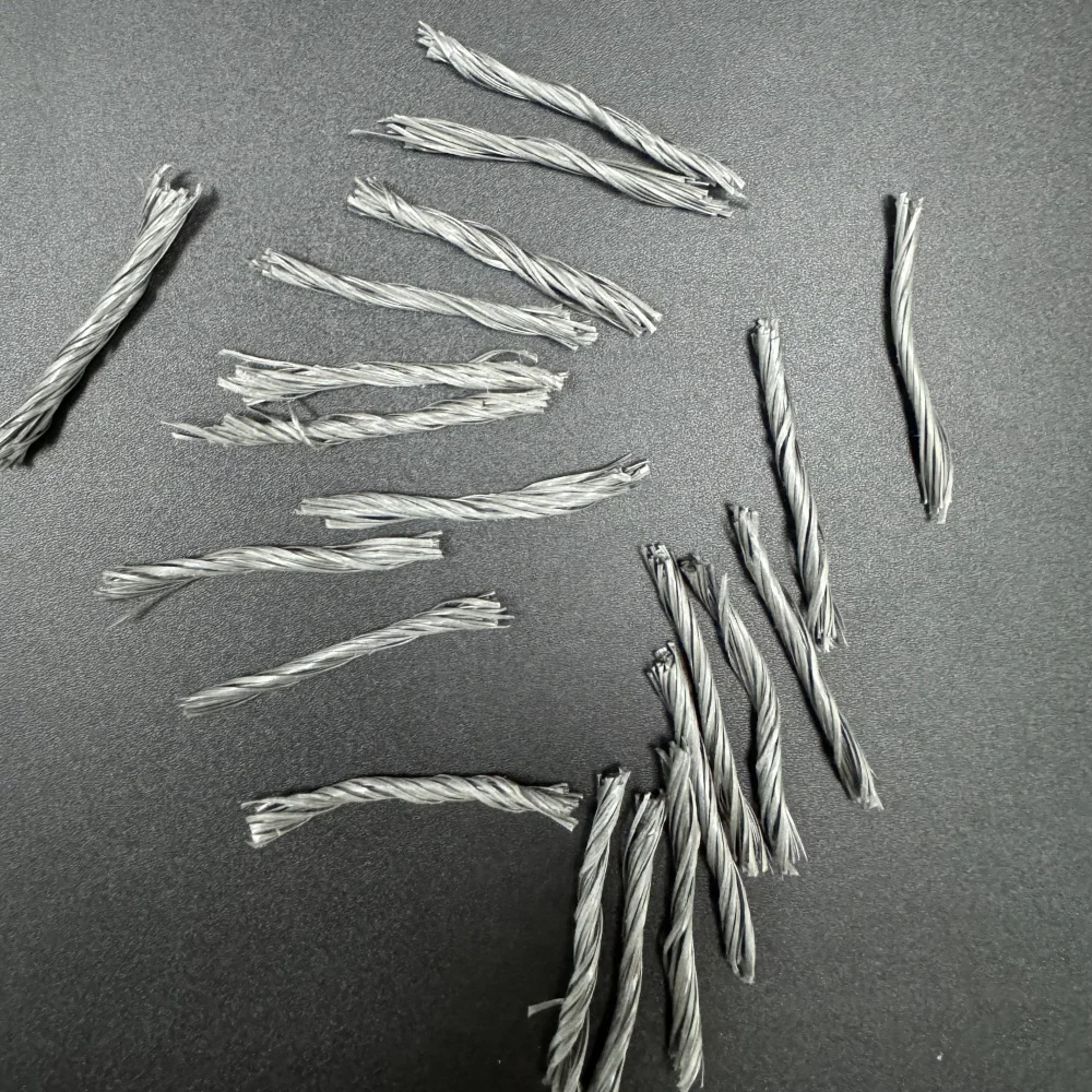 High Strength Polypropylene Fiber Twisted Bunchy Form for Concrete Reinforcement in Construction Projects with Better Dispersion