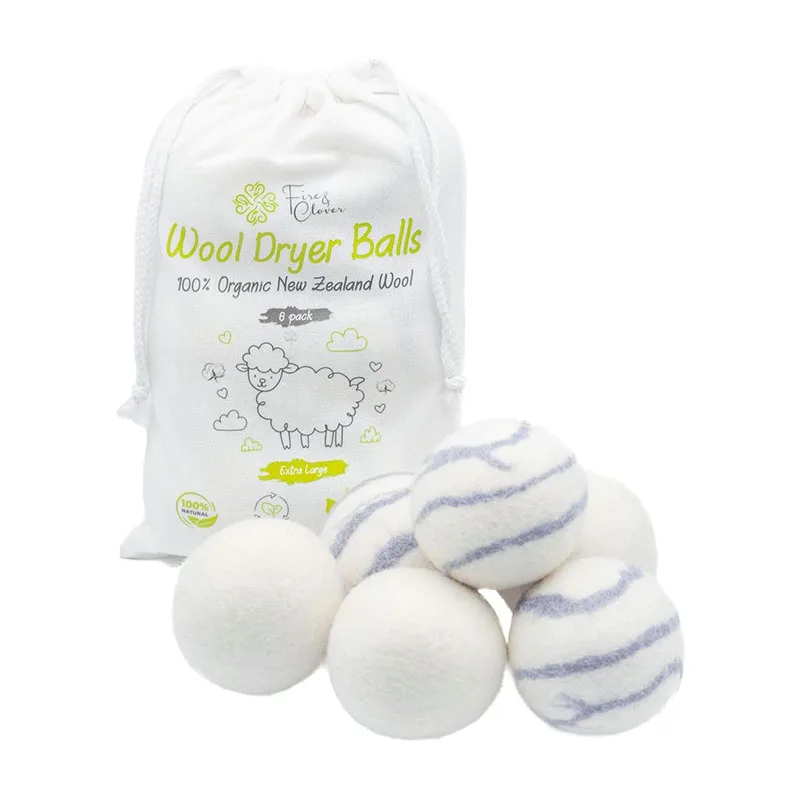 wholesale Natural Wool Dryer Balls for Laundry Washing Machine Organic Laundry Ball