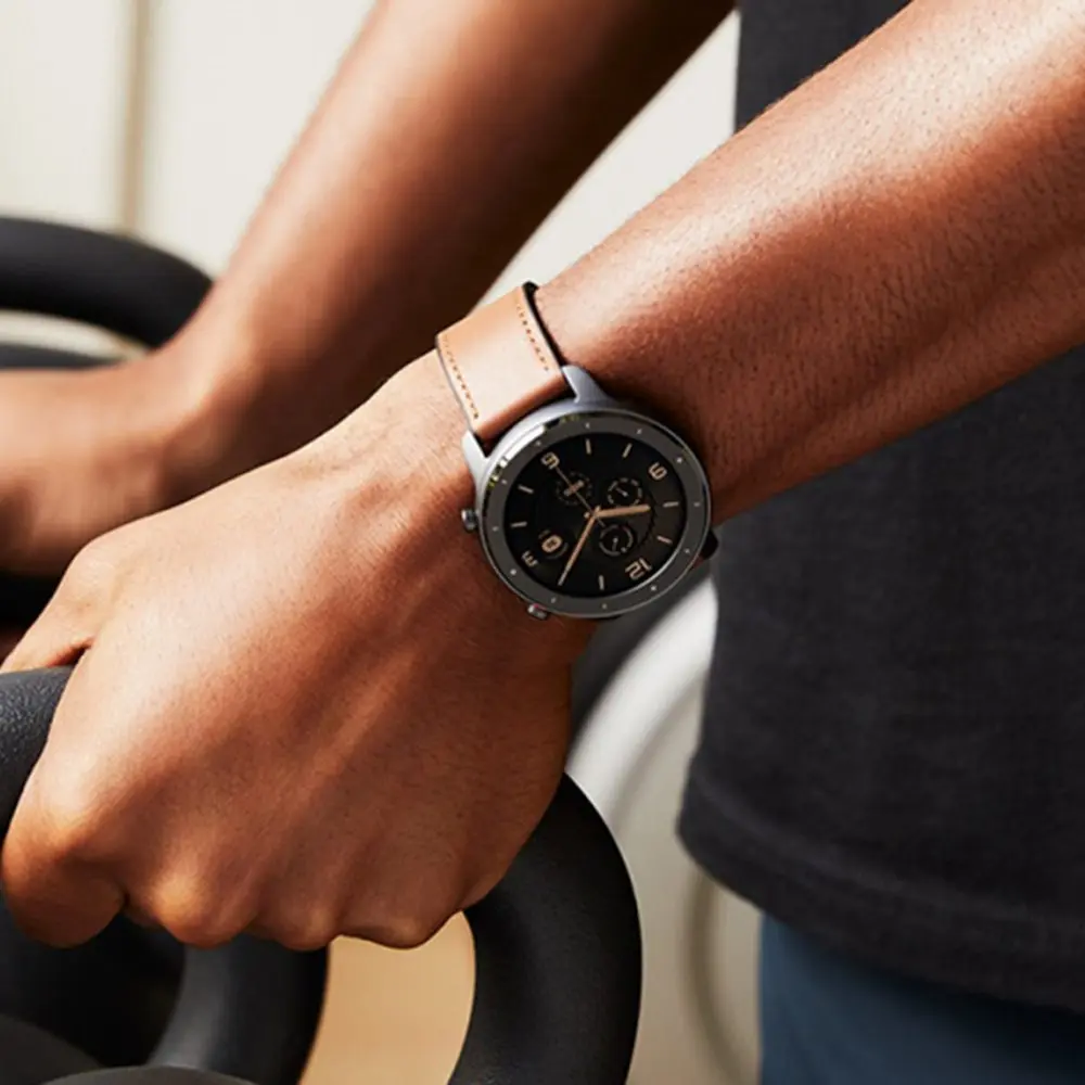 Fashion Water Resistant 5 ATM 47mm Aluminum Alloy Huami Amazfit GTR Smart Watch With 12 Sports Modes