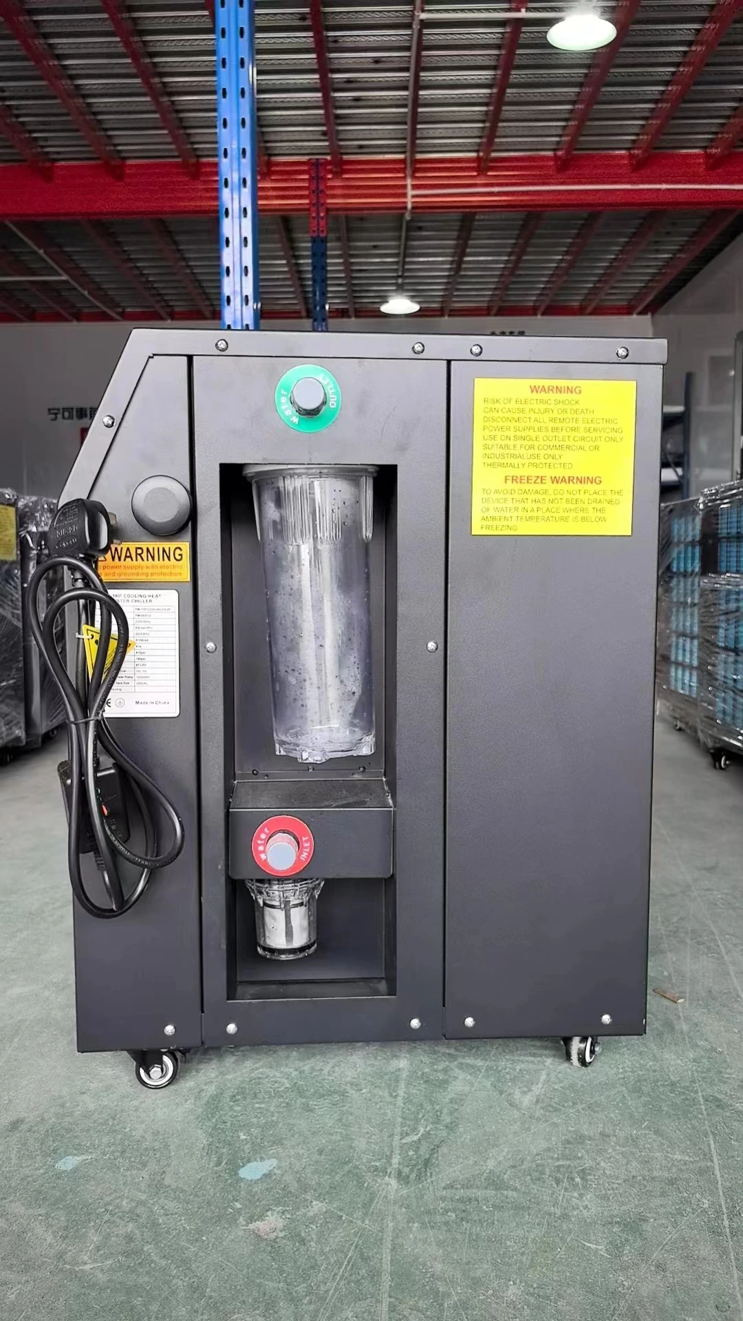 Hot Sale New Design Athlete Fitness Recovery Ice Bath Chiller Ozone Cycle Use Water Cooled Cold Plunge Chiller With Filter