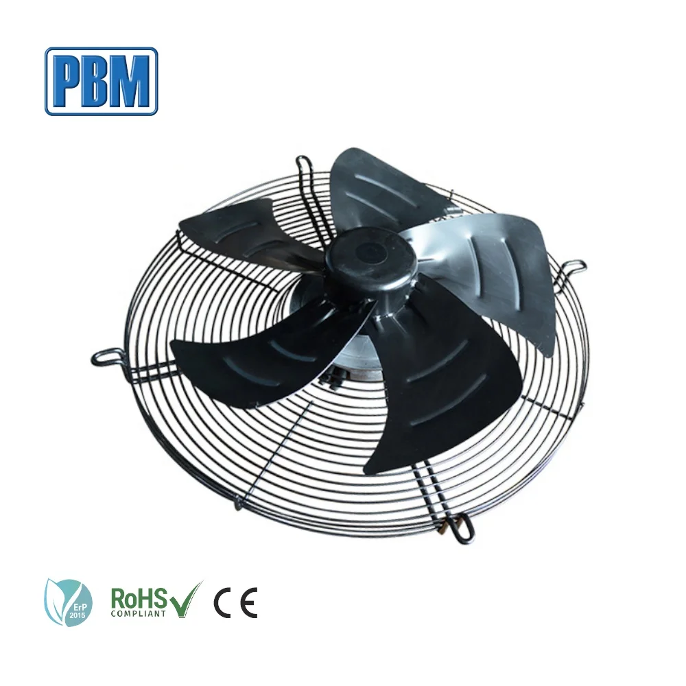 450x140 mm 230V EC Axial Ventilation Exhaust Fan with Guard Grille
