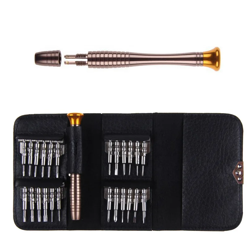 Phone Repair Kit Professional Safe Opening Pry Tool Repair Kit for Electronics Smartphone Computer Tablet Repair 25 in 1