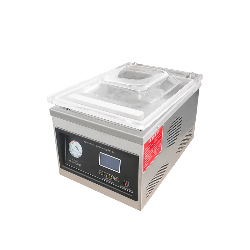 
LJ-260PD Single Vacuum Packing Machines Desktop Stainless Steel Vacuum Machine 