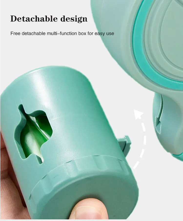 Automatic Retractable Nylon Pet Traction Rope 5m Western Style with Rivet Decoration for Dog Training Walking Running LED Lights