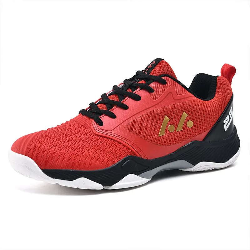Custom  Sports Shoe Carbon Fiber Support Rubber Outsole Kids Professional Table Tennis Volleyball Badminton Shoes For Men