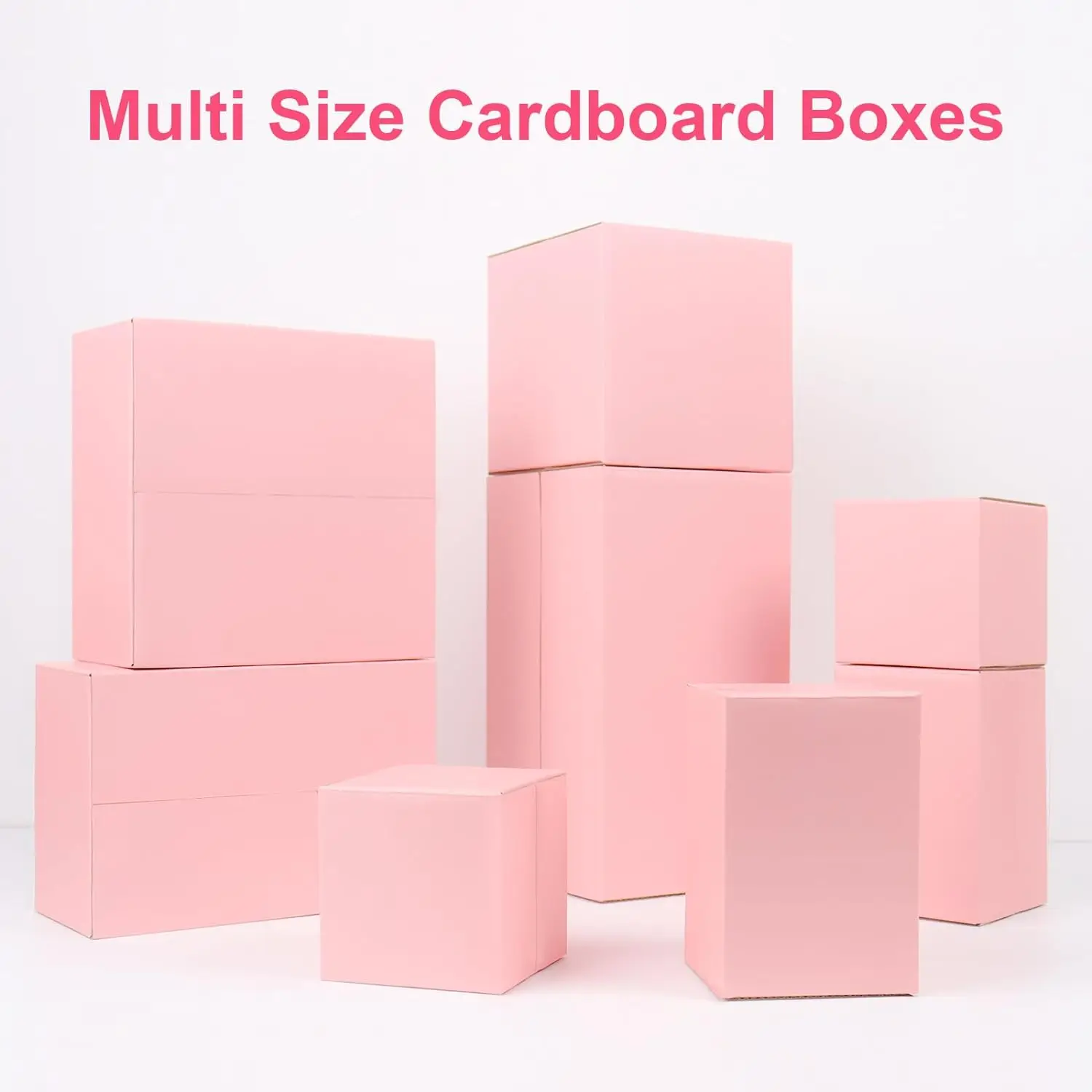 Small shipping boxes 6x6x6 Inches cube mailer carton boxes for small business packaging mailing