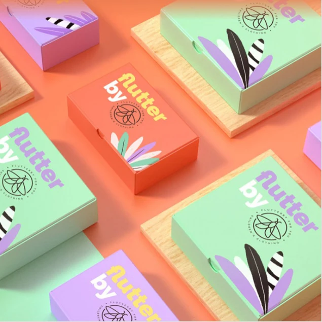 Custom self sealing corrugated caton shipping box for suits