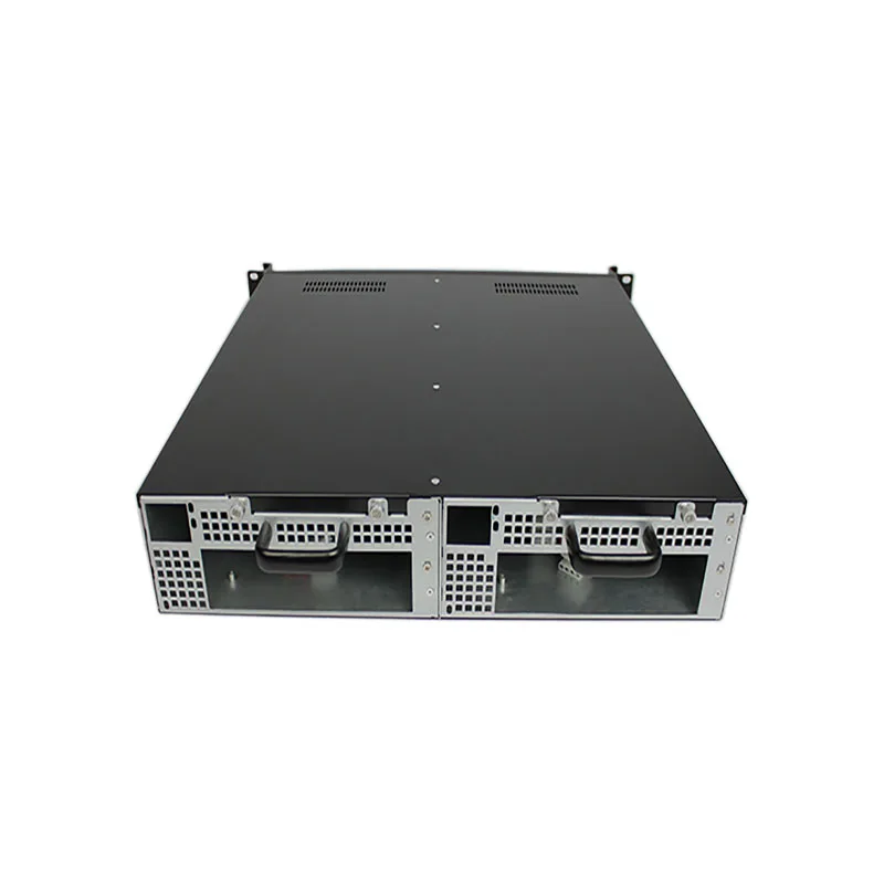Custom 2U Double Mini ITX System Server Case with IO Interface 4U Hot Plug Server Chassis