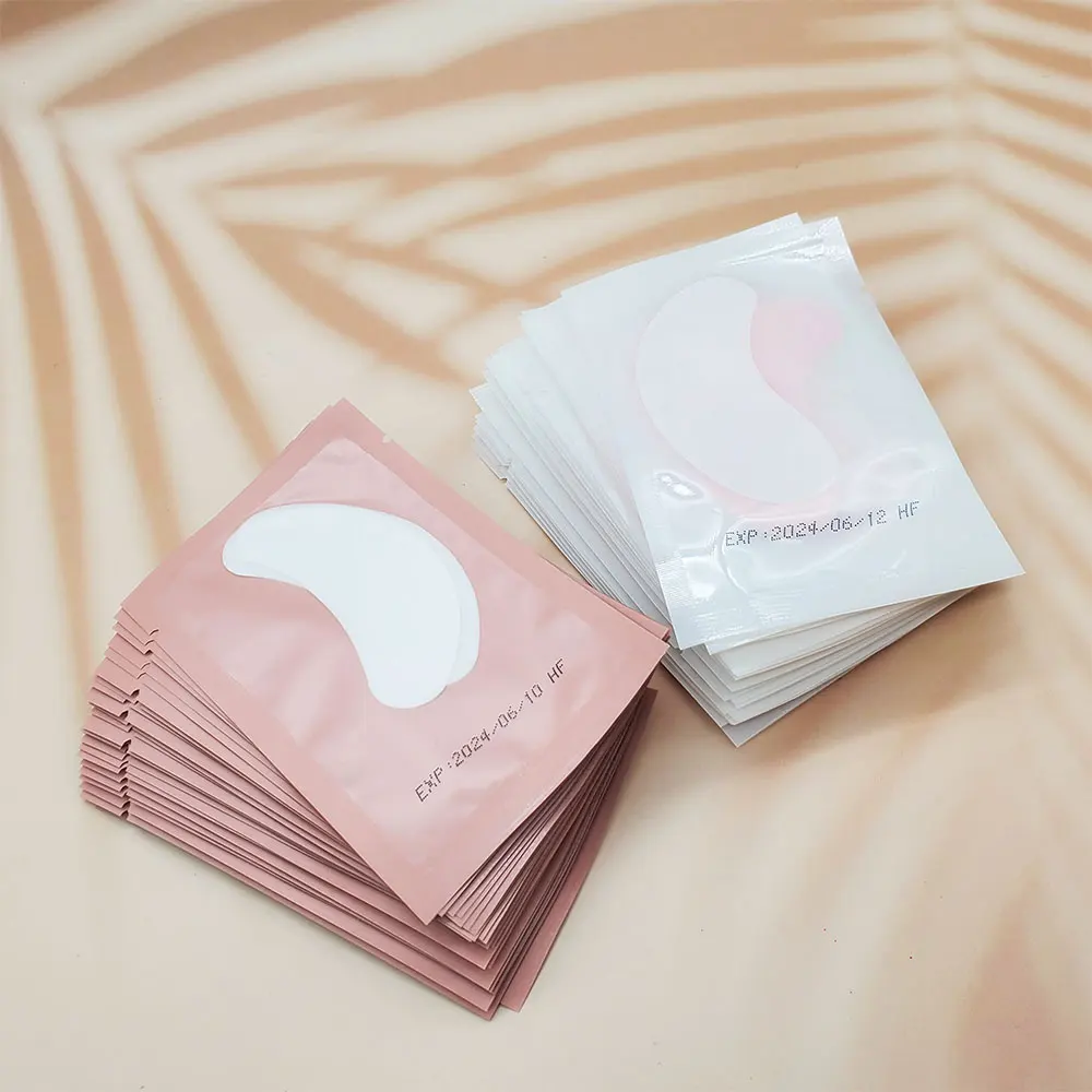 Create Your Own Brand Custom Adhesive Eye Gel Pads Lash Extension Under Eye Pads For Eyelash Extensions