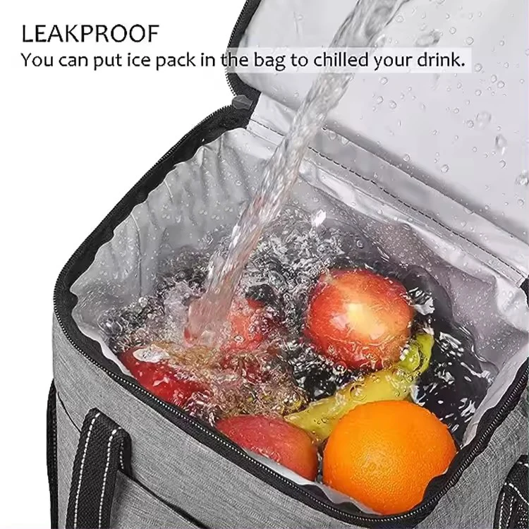 Wilson Custom 600D Insulated Lunch Bag 6 Bottle Wine Carrier Insulated & Padded Wine Cooler Bag with Handle AndShoulder Strap
