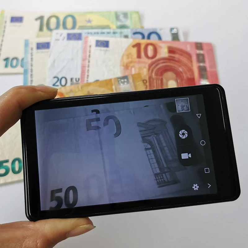 2022 Hot selling IR money detector touch screen fake money detect currency detectors infrared currency detector V300