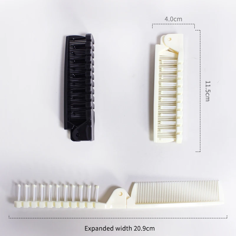 Portable Vintage small  pocket travel hair comb PP brush Cushion Brush