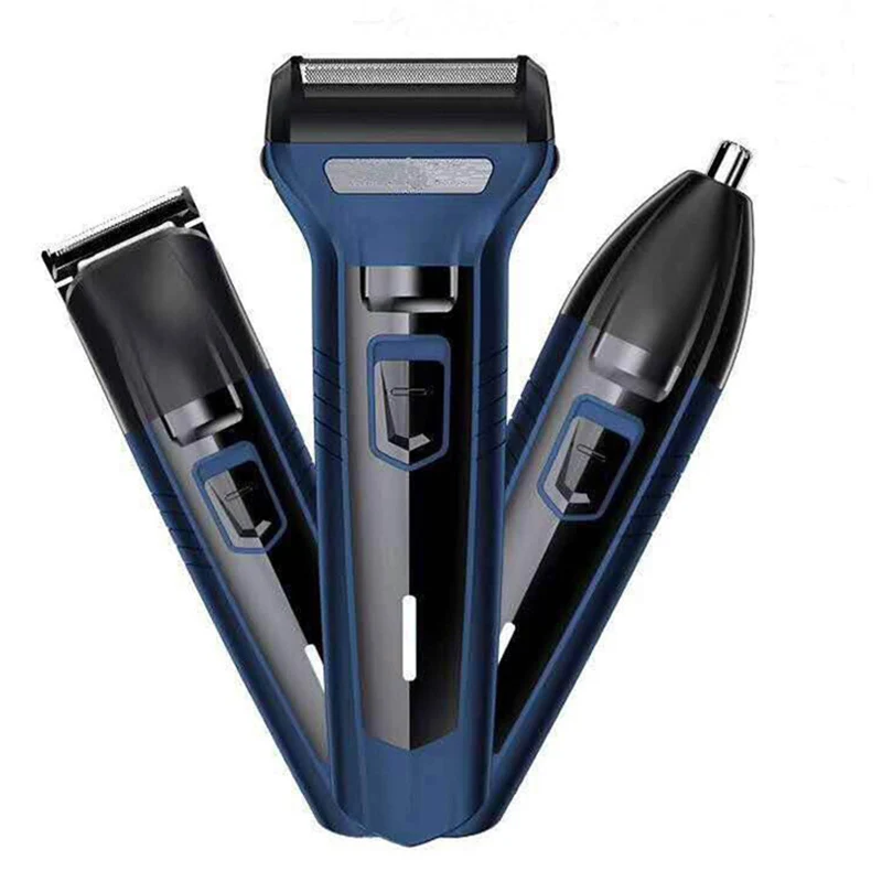 FANGJU 3 IN 1 Electric Hair Barber Trimmer Razor Shaver And Beard Men Shaving Machines Cutting Nose body/facial hair trimmer