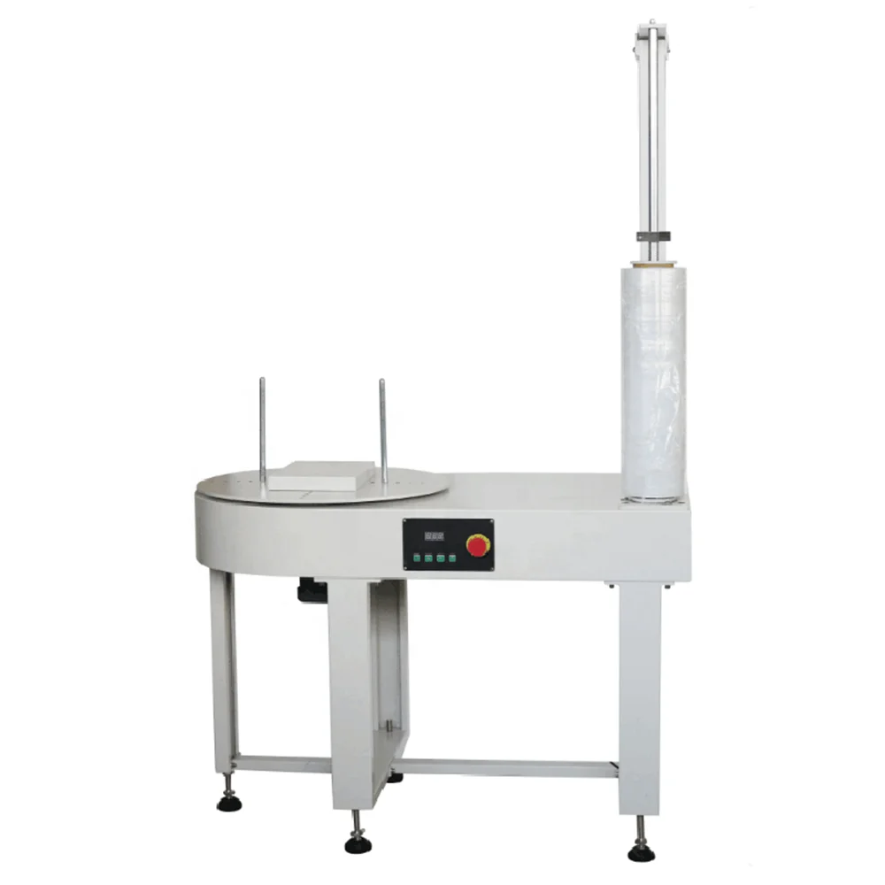 
DBC800S Semi-auto stretch film luggage wrapping machine for sale 