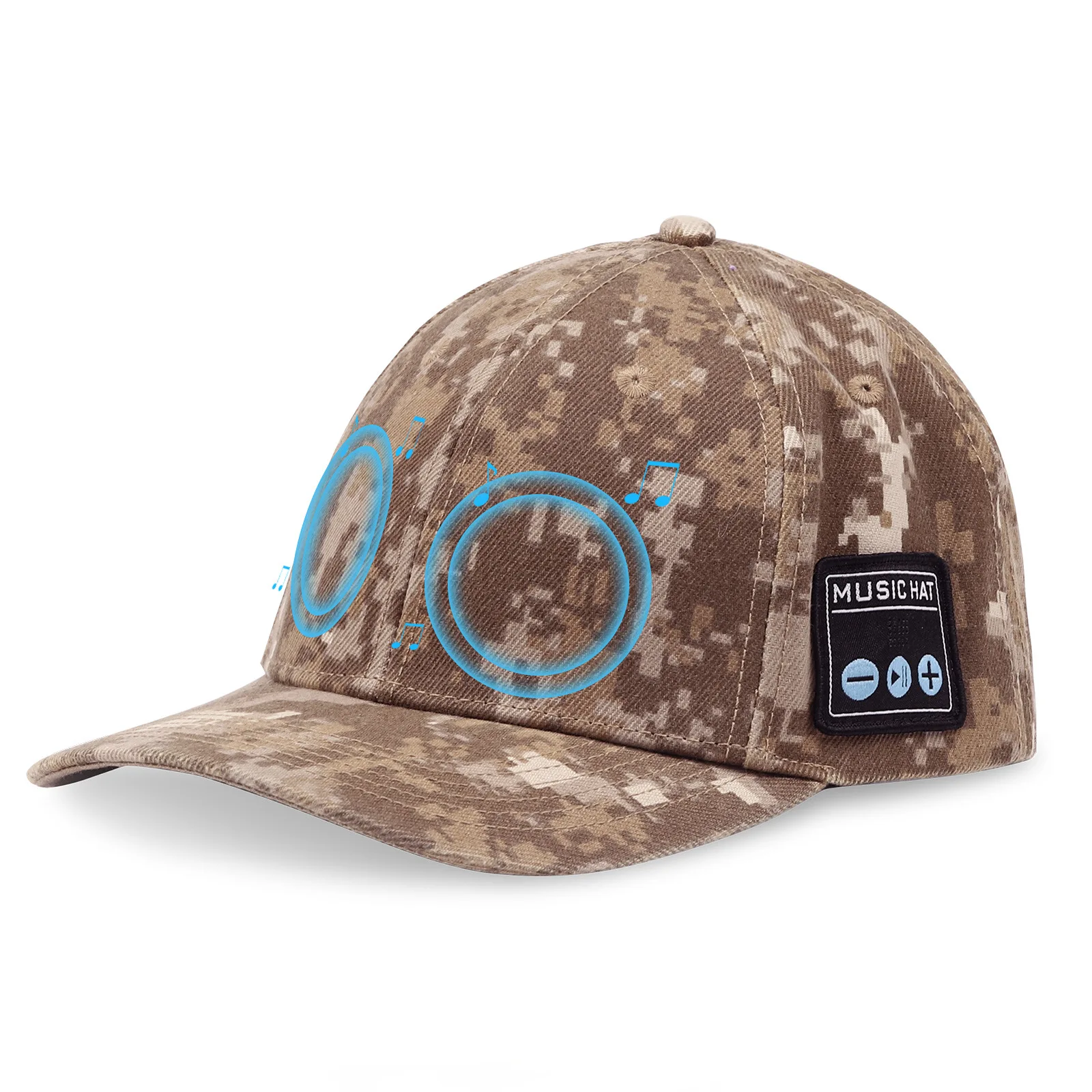 2023 Cross border New Bluetooth Earphones Music Hat Outdoor Listening Creative Street Dance Hat with Sound Baseball Hat