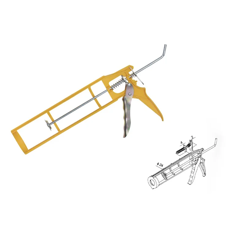 Gun Caulking Silicone Red Max Bag Light Basic Customized Logo Power Packing Plastic Color Design