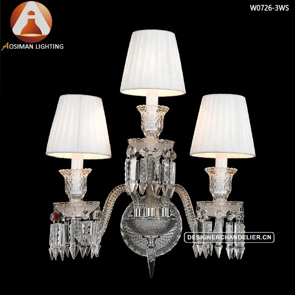 Crystal Wall Light Modern French Lustre Sconce Lamp