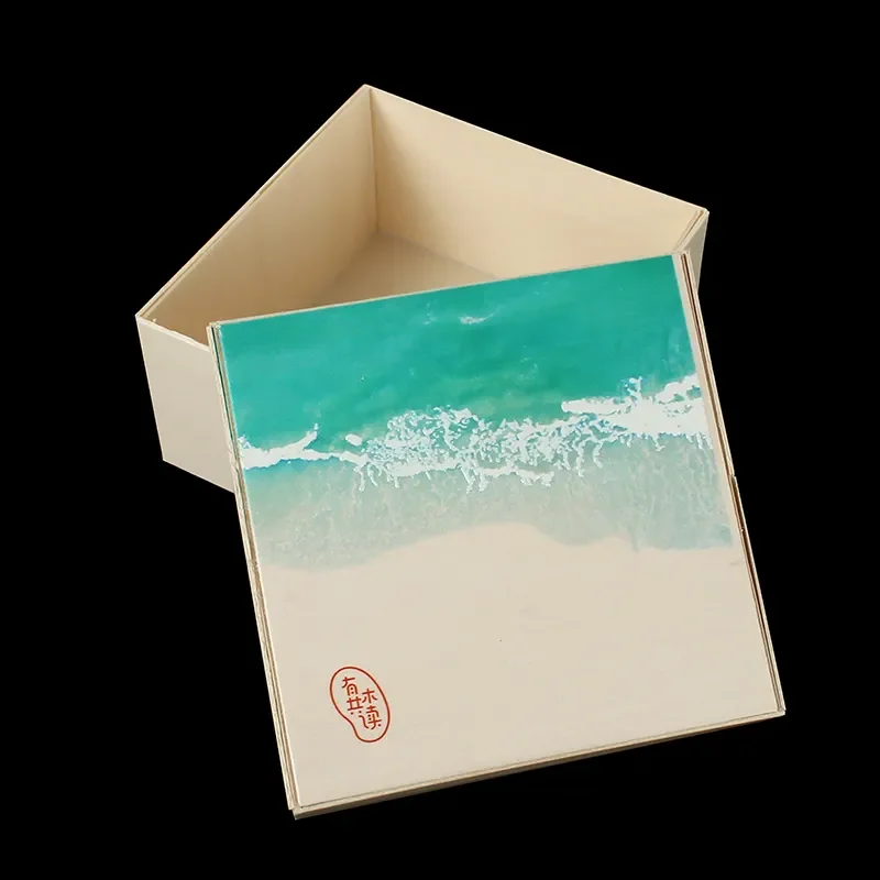 custom Logo Natural Handmade Food Containers Disposable Wooden Boxes Gift boxes