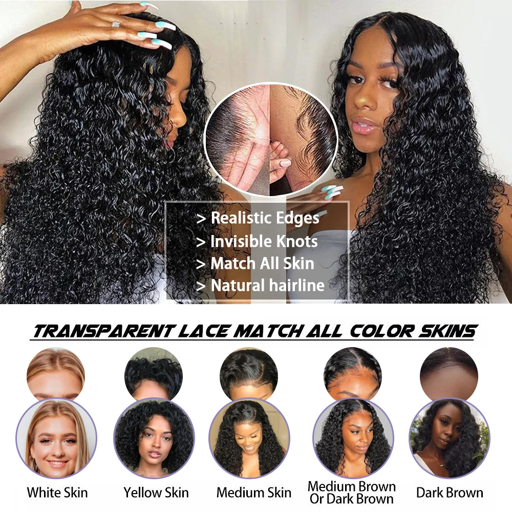 Virgin Cuticle Aligned Hair Full Lace Wig,Hd Transparent Lace Front Wigs,Brazilian Human Hair Lace Frontal Wigs For Black Women