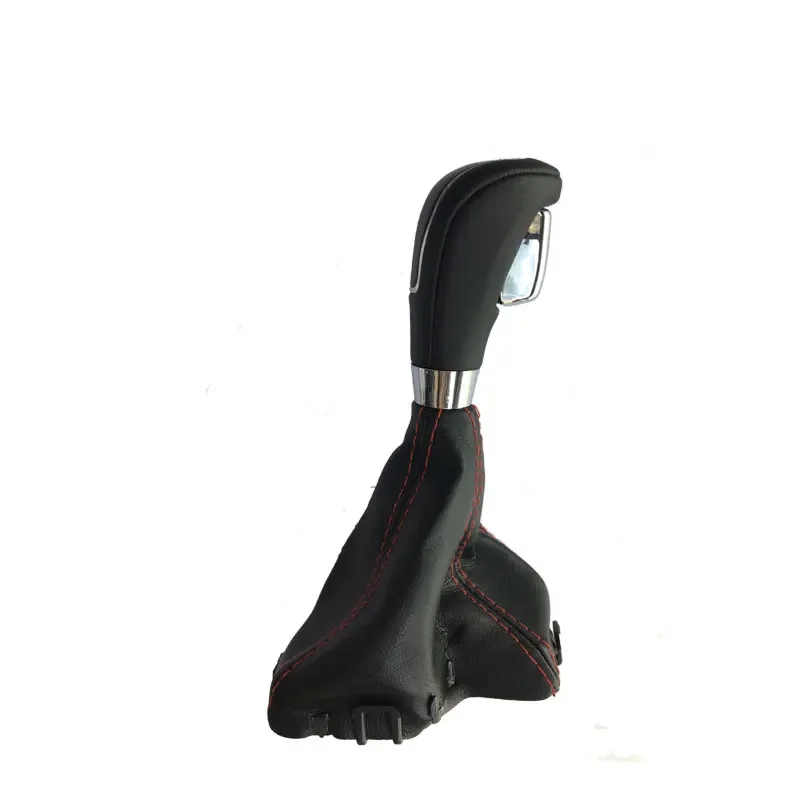 Automatic manual custom car gear shift knob stick cover lever shifter logo leather stitcher button flower