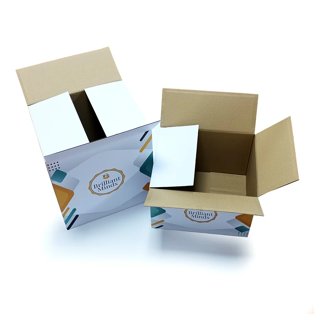 32 гофрированные коробки с логотипом на заказ роскошная подарочная картонная коробка для отправки почты подписки Складная прочная