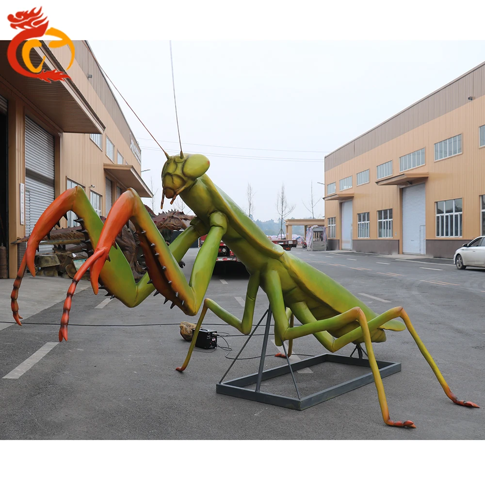 Chuangying big size moving large scale-up realistic robotic simulation insect models for children scientific park