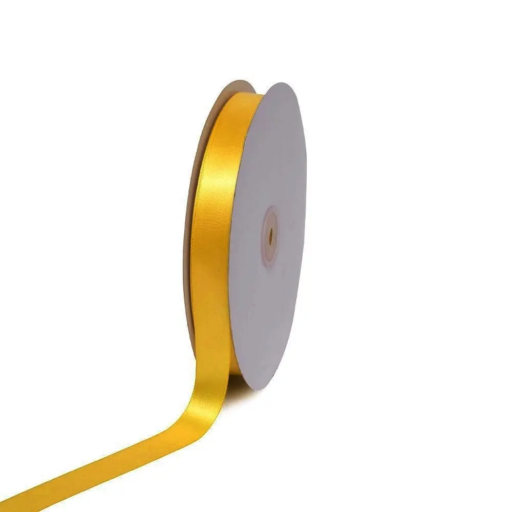 OKAY Factory Stock 196 Colors 100 yard Single Face satin ribbon 15mm