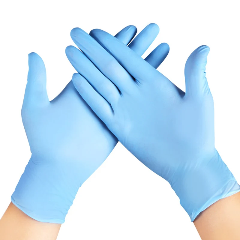 High quality biodegradable disposable nitrile gloves kitchen food protection cleaning oil fuel household gloves