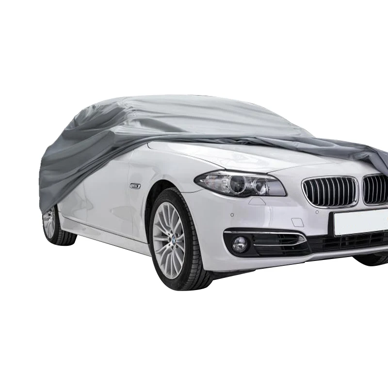 Outdoor Car Cover Polyester Soft Aluminum Film And PEVA Car Protection Cover Customized Size Car Cover
