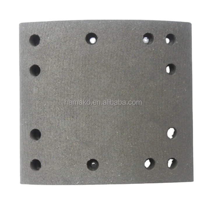Top Selling Auto Parts 4551 Brake Lining Liner 19369 19370 for York Trailer Fuwa 16T Heavy Duty Truck