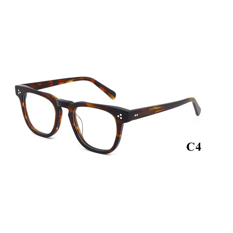 2024 New Arrival Acetate Optical Frames Eyeglasses Women Elegant Handmade Designer Thick Acetate Eyewear For Men