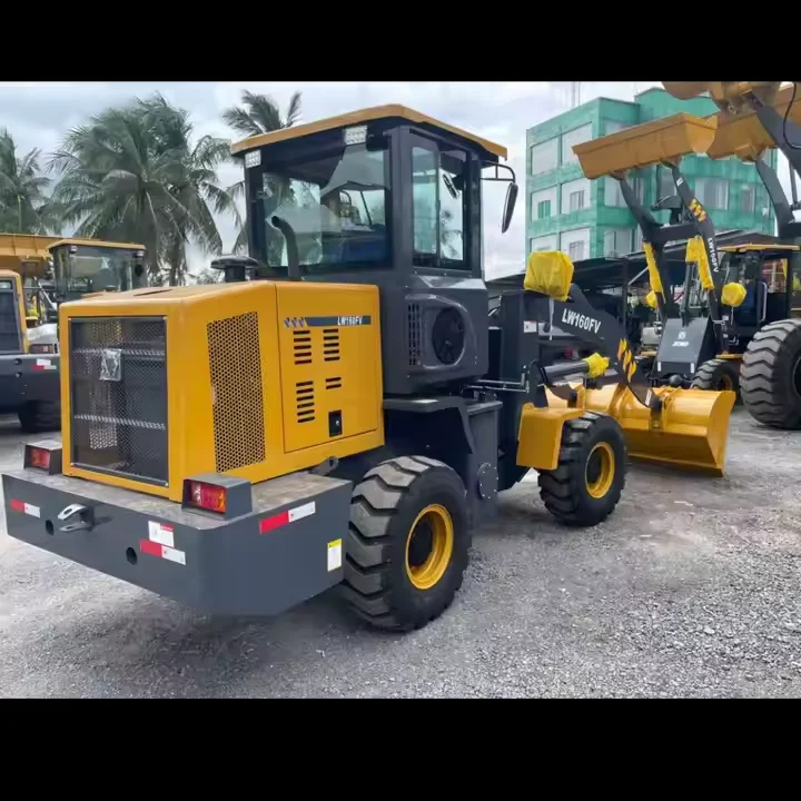 LW160FV Tire-Type Loader with 60kW Engine Power and Full Hydraulic Steering