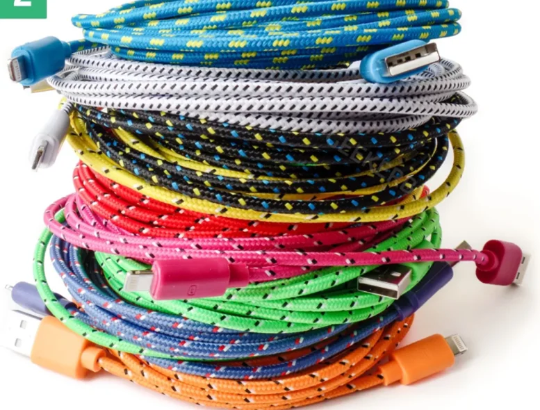 
Braided Nylon Wholesale USB Charger Sync Data Cable for iphone 8/8 plus / X/XS/XS MAX/XR/11 