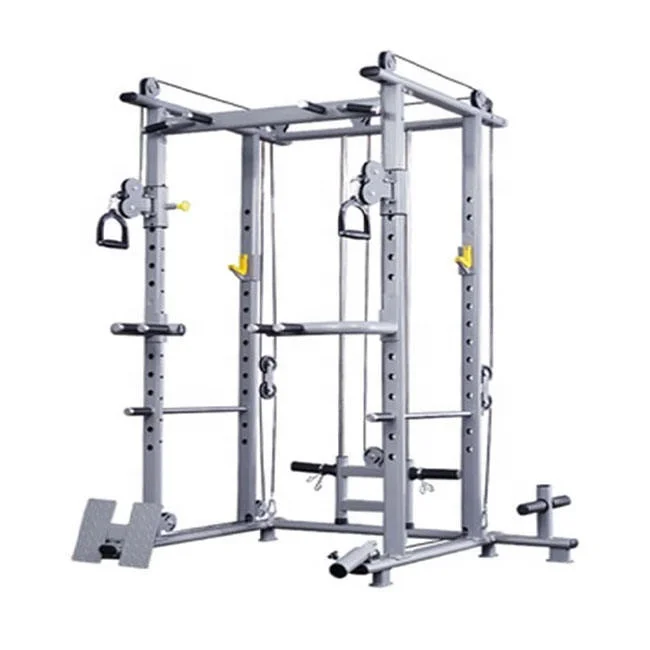 Comprehensive Strength Training Fitness Equipment Power Rack Cage Home Gym Multi Functional Smith Machine Squat Rack
