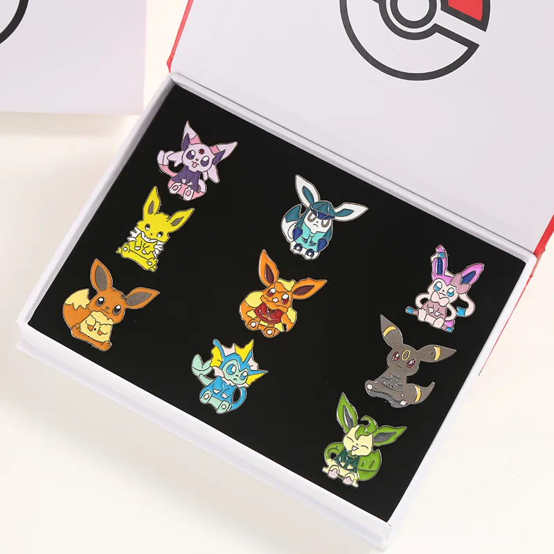 Magical elf family pets cartoon dolls box-packed brooch badges sets enamel pin stock