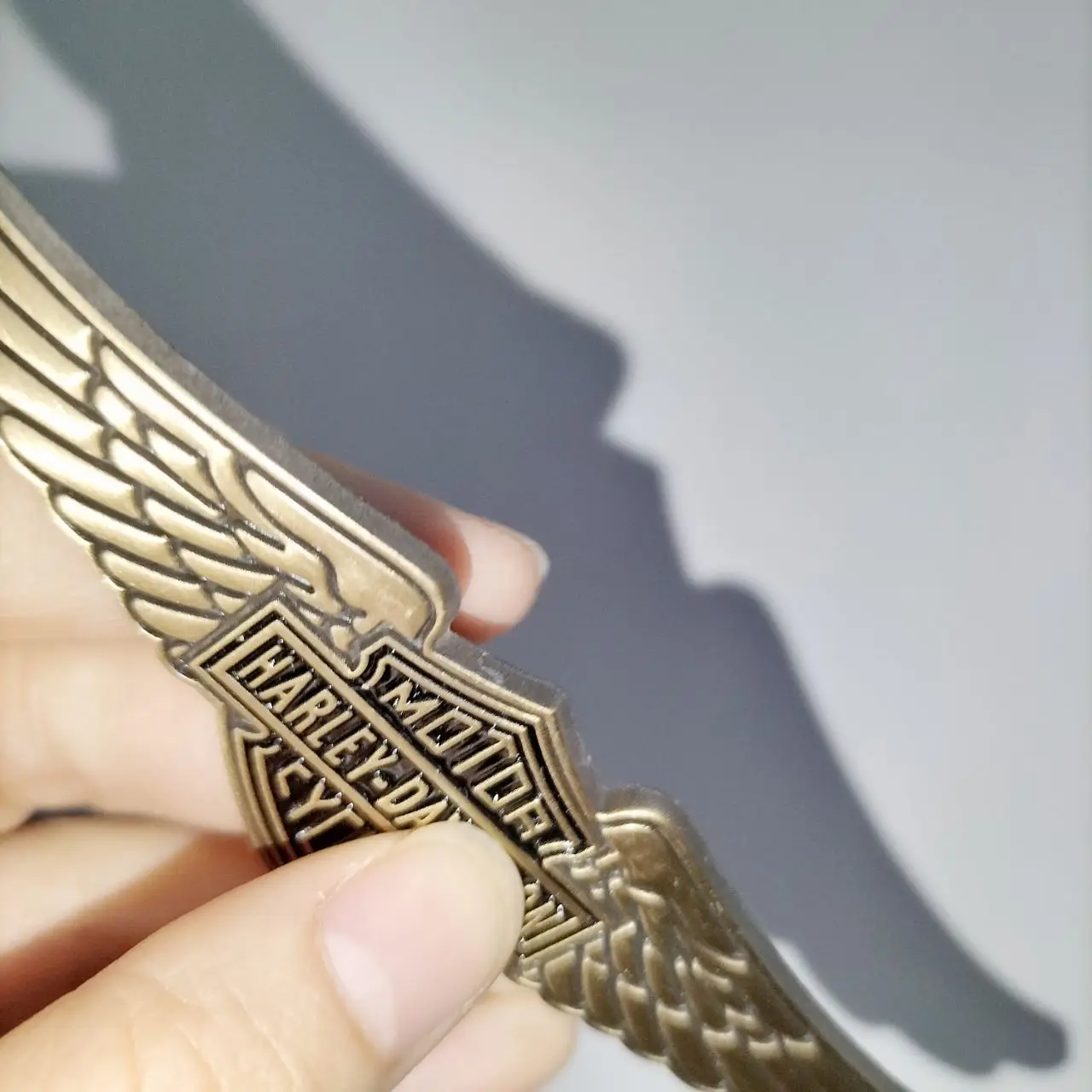 3D Metal Car Sticker Custom Motorcycle Oil Tank Emblem Decal Eagle Fat Boy Badges Sticker For Roadking Sporter Motorcyclist