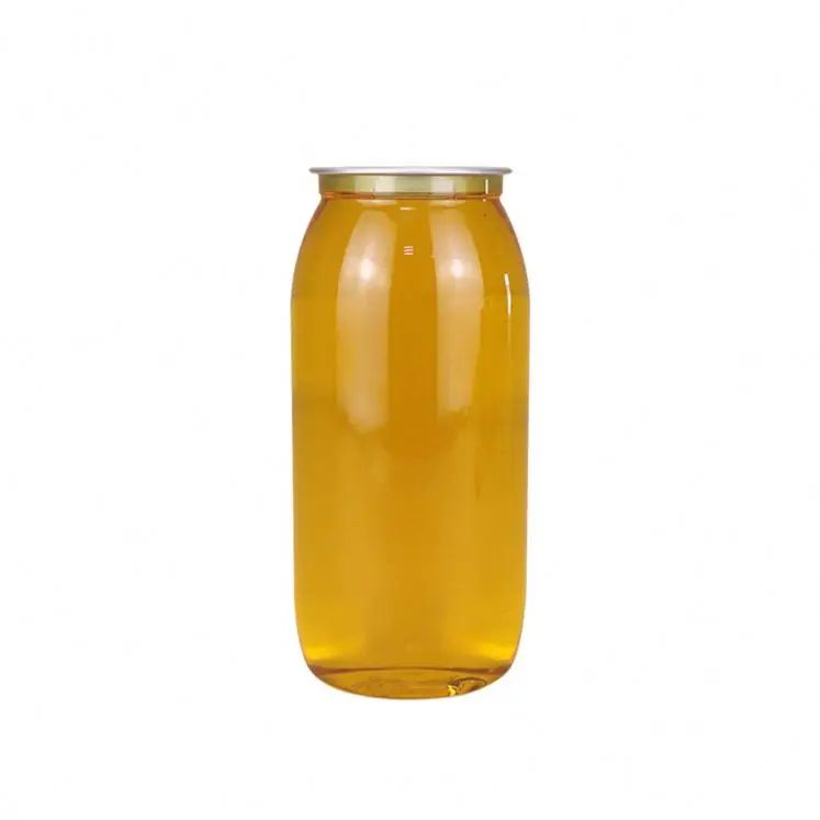 100Ml-1000Ml Clear Empty Container Milk Juice Glass Pudding Bottle With Plastic Cap Wholesale