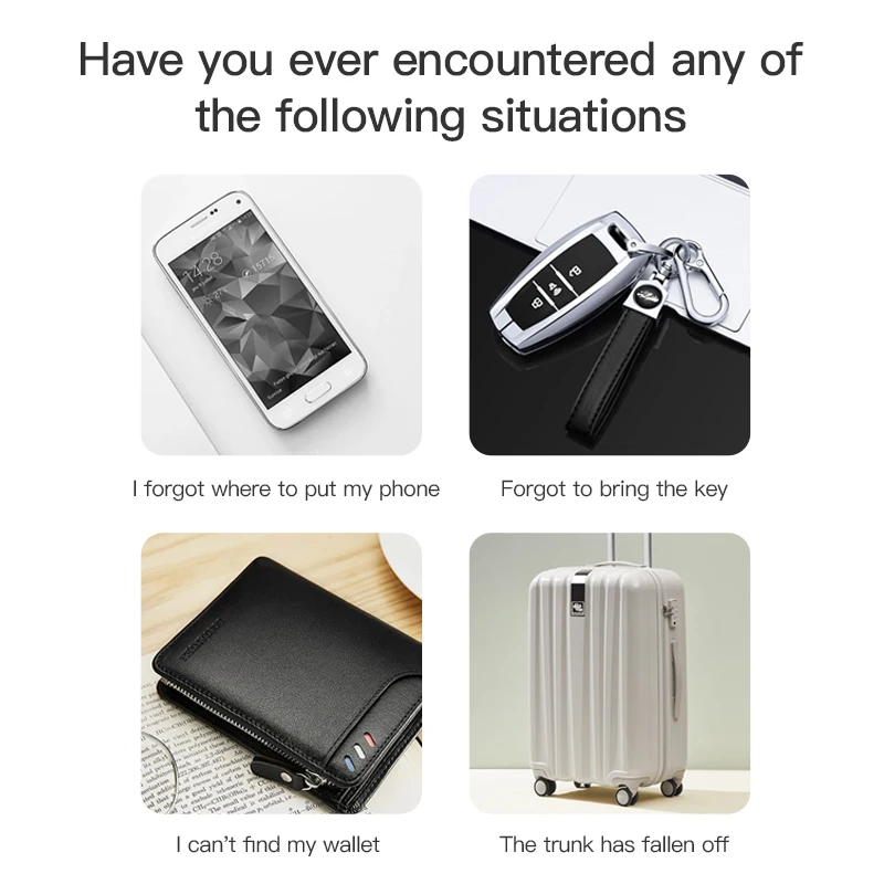 OEM logo long standby pet tracker Tuya Smart ringtone smart tracker key finder locator tracking device