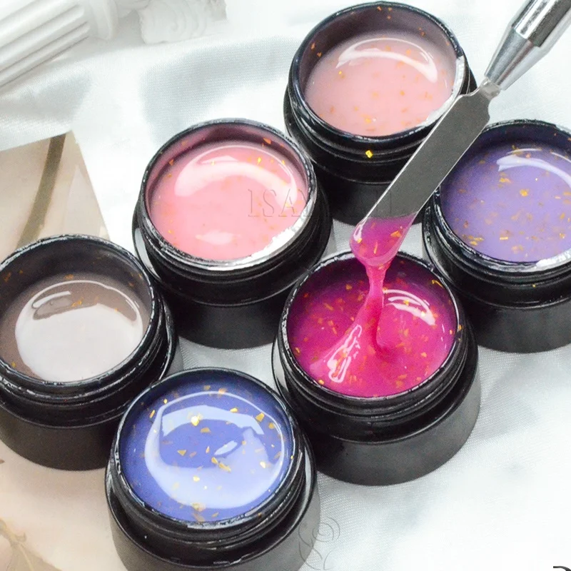 Изготовленный на заказ логотип Hema & TPO Free UV Gel Builder в бутылке замачивать Гель-лак для ногтей