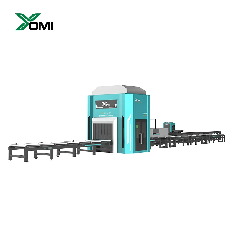 Yomi High Efficiency Cnc I-beam Angle Steel Profile Cut H Beam Cutting Machine Plasma Beam Cutting Machine
