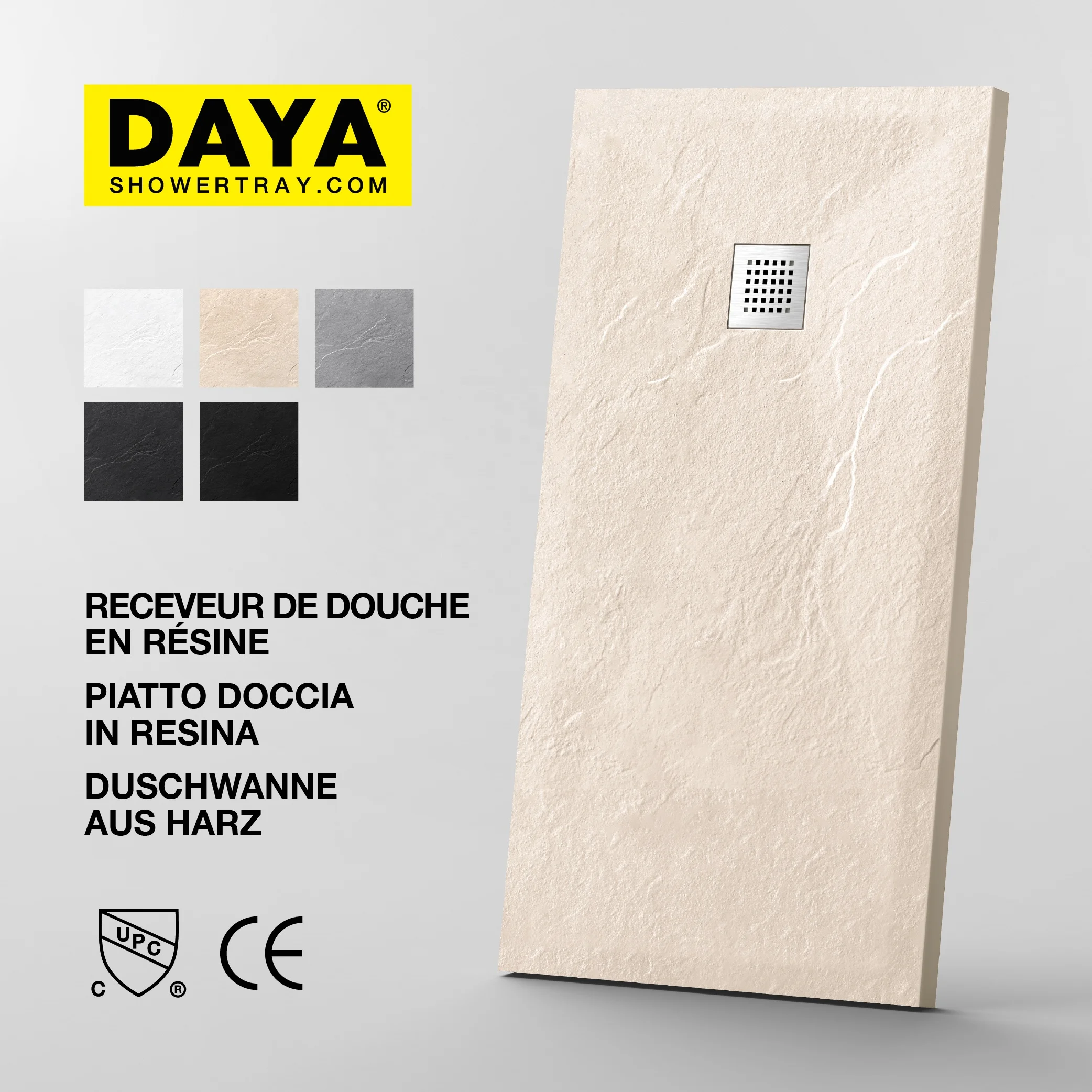 Shower Tray Base Pan Stone Bathroom Resin Marble Gel Doccia Price Room In Custom Acrylic Artificial And Bath Wet Plato De Ducha