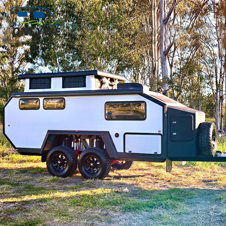 ONLYWE australian luxury small off road camper travel trailer
