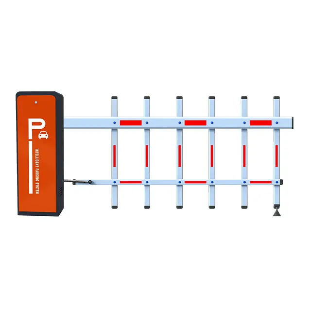 Automatic rfid electronic security LED boom parking aluminum arm barrier gate for drive road cheap price with remote control