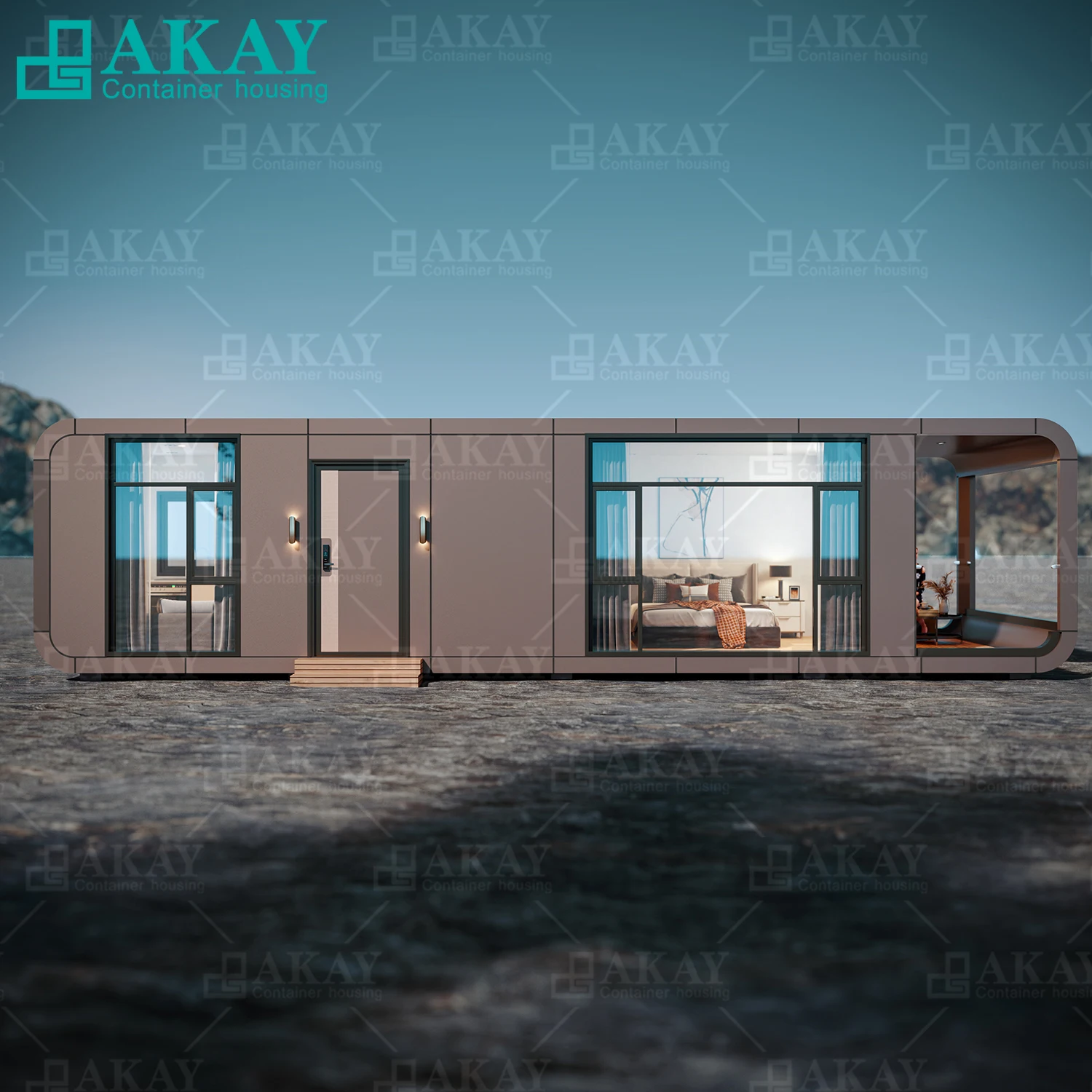 AKAY Luxury Prefabricated Capsule House a High-End Prefabricated Home