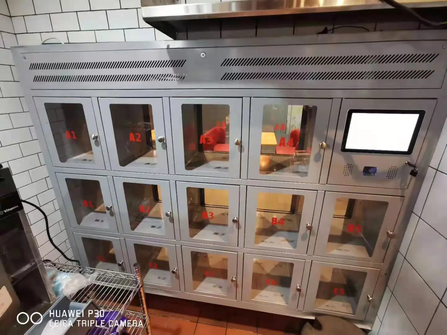 AUV 12/15 Doors Food Pickup Delivery Qr Code Smart Home Hotel Locker Keys