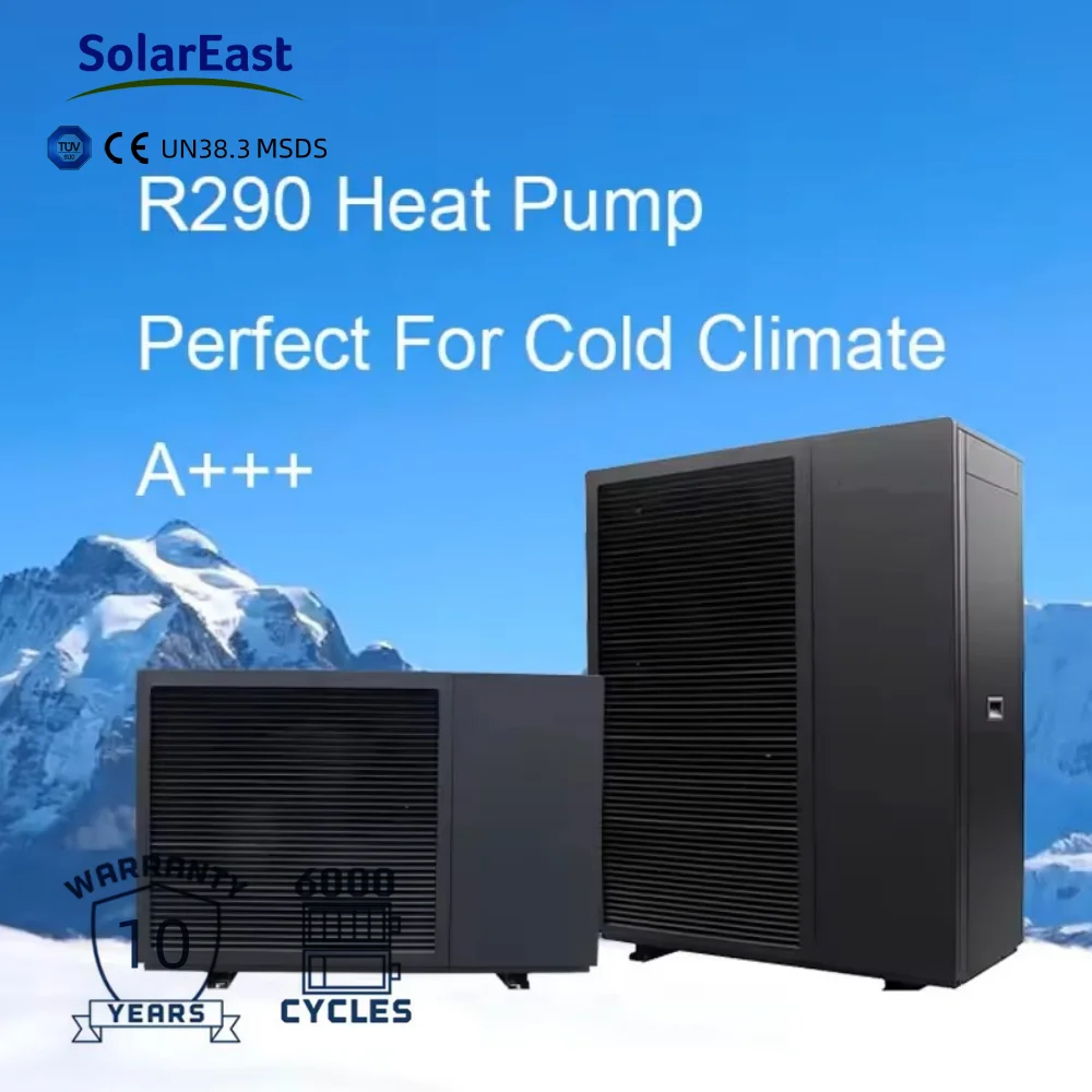 6KW до 18KW R290 источник воздуха моноблочный тепловой насос нагревательное охлаждение DHW