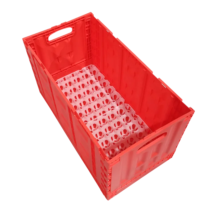 360 Eggs Box Foldable Transport Prevent Egg Liquid From Dripping Box with Lid Logistics Moving Shipping Crate Lockable Plastic