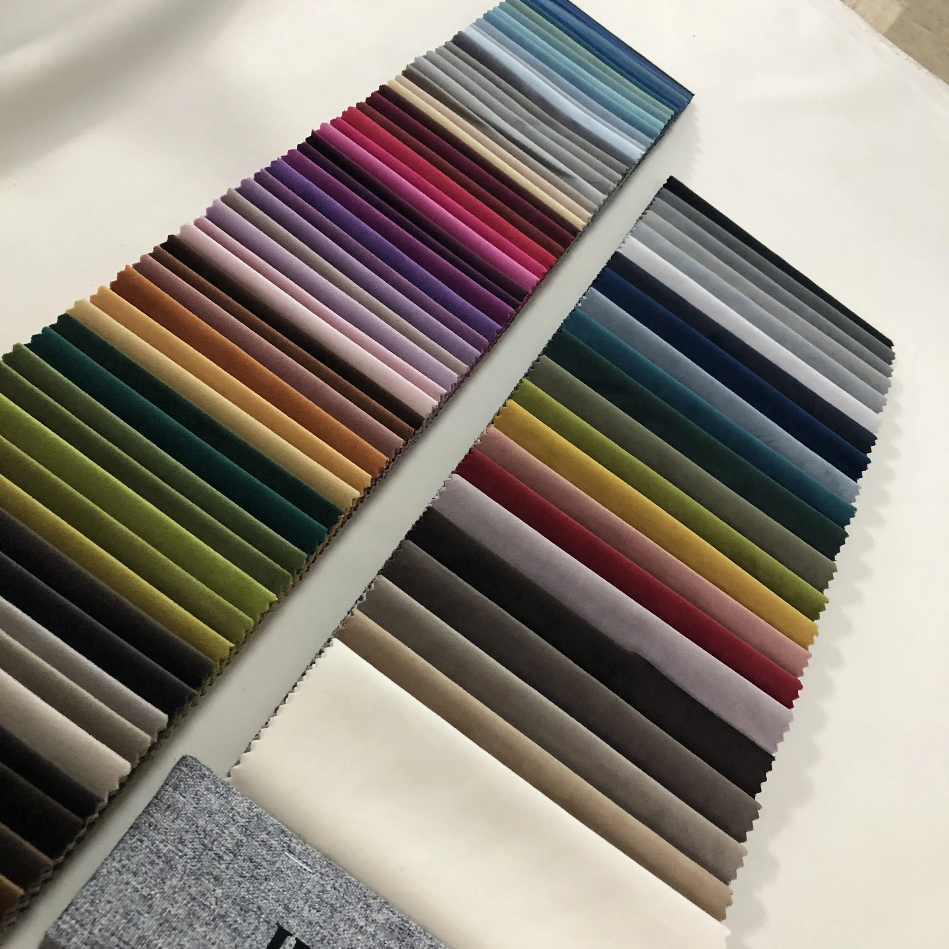 Langsum# Holland velvet fabric for office chair sofa plain velvet pillow cover case contracted solid fabrics for furniture