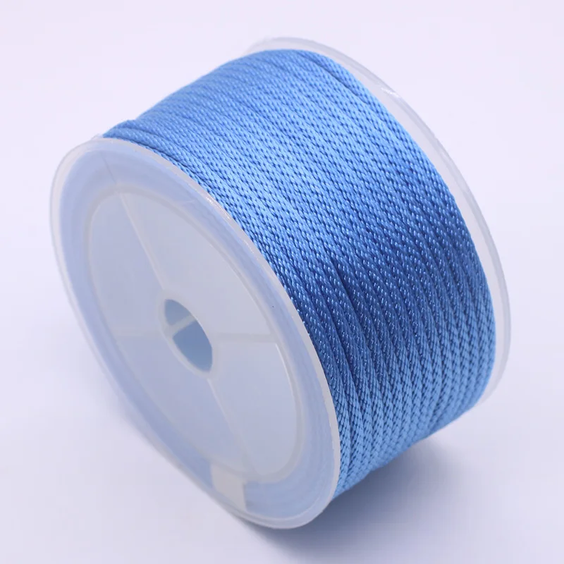 Wholesale 2mm 3mm Nylon Thread rope Braided cord for jewelry making findings